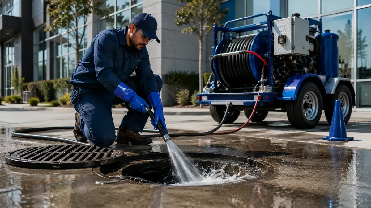 Commercial Hydro Jet Drain Cleaning in Mountain View