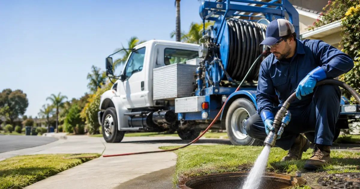 Hydro jet sewer cleaning Mountain View