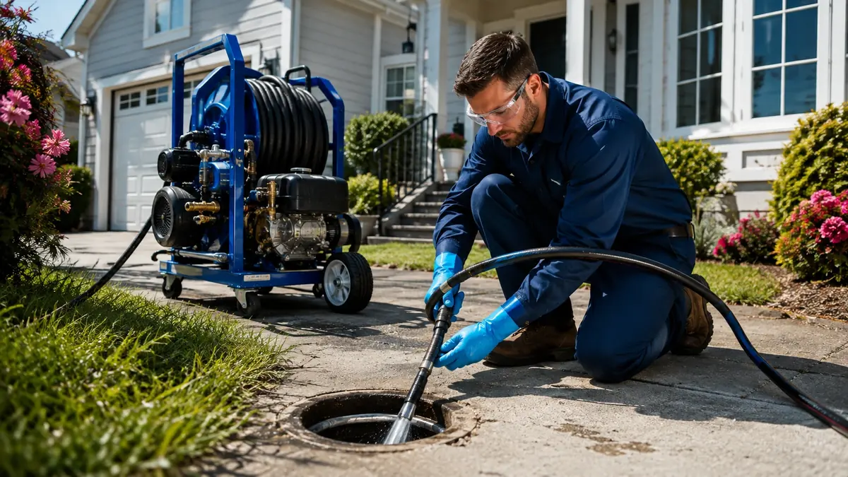 Residential Hydro Jet Drain Cleaning in Mountain View