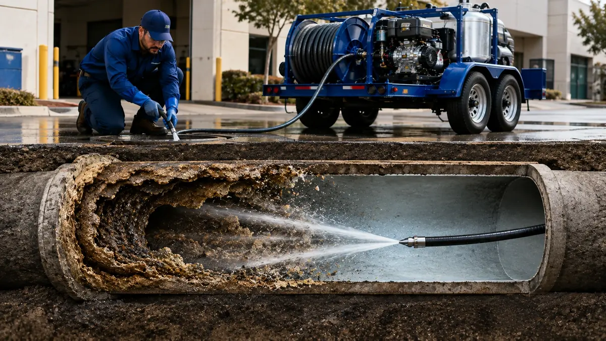 Sewer Pipe Descaling in Mountain View